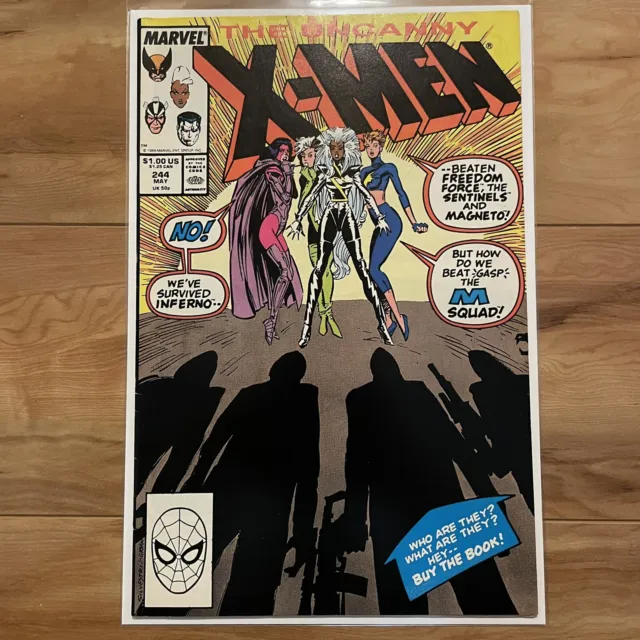 Uncanny X-Men #244 Marvel Comics First Appearance Of Jubilee Chris Claremont Key