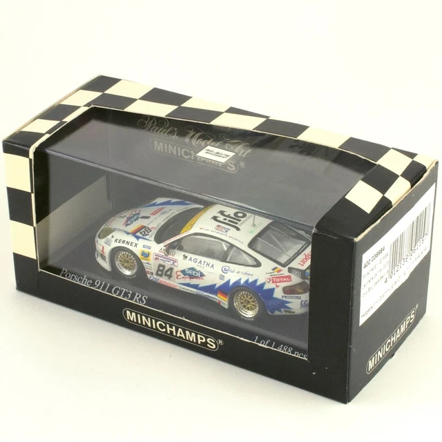 MINICHAMPS 400076771 Scale 1/43 PORSCHE 911 GT3RS N 71 24h LE MANS 2007 COLLIN