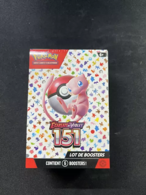 Pokemon Asmodee Ecarlate et Violet 151 (3.5) - Lot de 6 boosters
