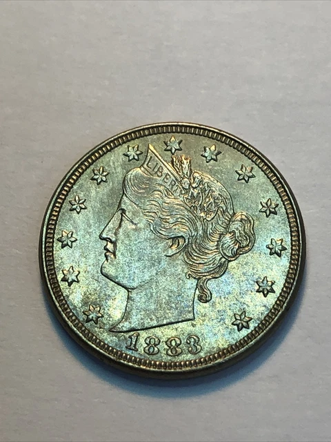 1883 Liberty Nickel, V Nickel 5 Cents, Solid Gem BU++ ** Free Shipping!