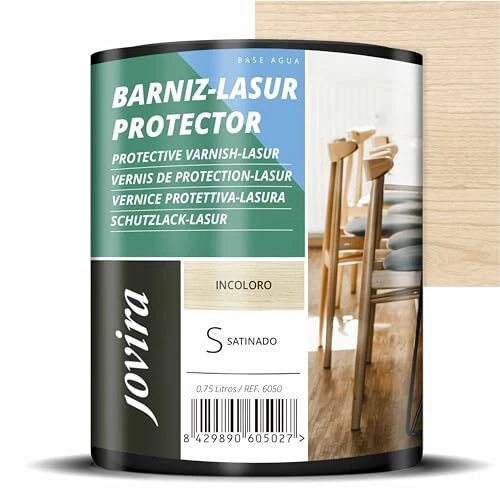 LASURE EFFET SATINÉ À L'EAU. Elle protège décore et embellit tous les types d...