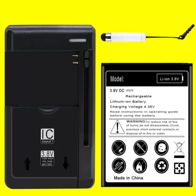 High Capacity 3200mAh Li_ion Battery Charger Stylus for Kyocera DuraForce E6762