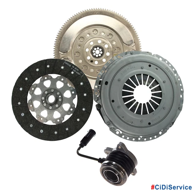 Kit Embrayage SACHS + Volant Bimasse + Butée - Pour Audi A3, VW Golf, Seat Leon 2.0 TDI (détails)