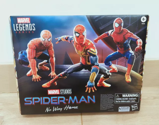 Marvel Legends Spider-Man No Way Home 3Pack InHAND Amazing friendly neighbornood