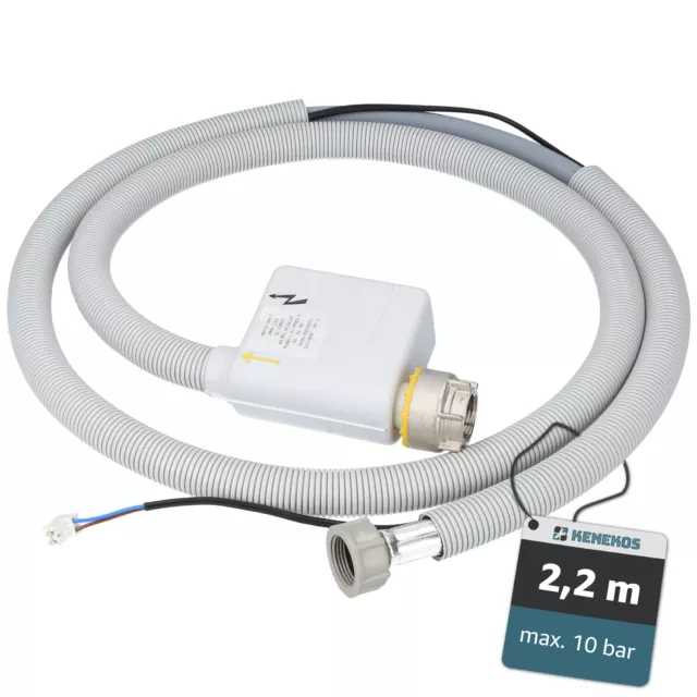 Zulaufschlauch 2,2 m Aquastop Waschmaschine geeignet für Miele 4622714 4061332