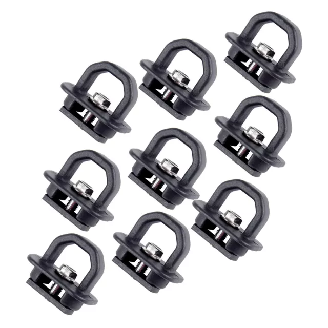 9 PCS Tie Down Anchor Truck Bed Side Wall Anchors Car Fit for GMC Chevy