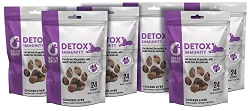 Green Gruff Probiotics & Digestive Enzymes for Dogs - Organic Immune Suppleme...