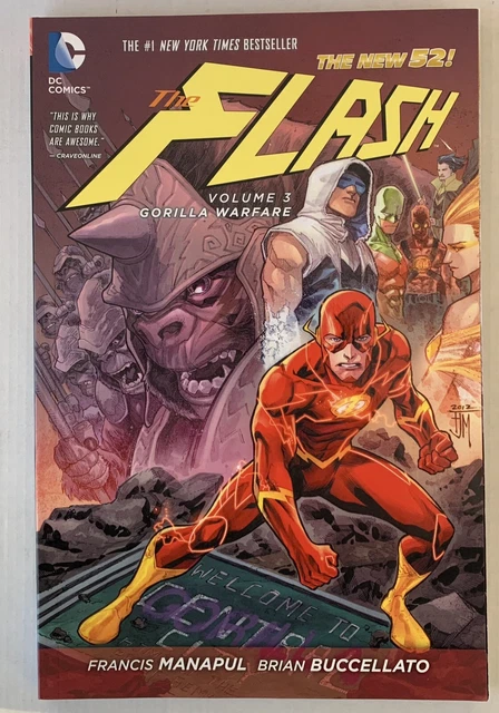 The Flash: "Gorilla Warfare" Vol 3 TPB - Never Read - NM - See Pics