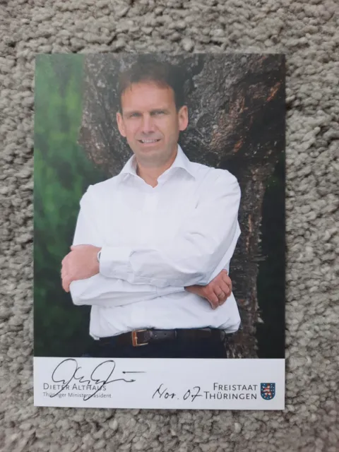 Dieter Althans - CDU - AK Autogrammkarte - original signiert
