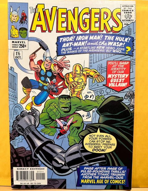Marvel Comics The Avengers #1-1/2 Modern Age October 1999 Comic Book