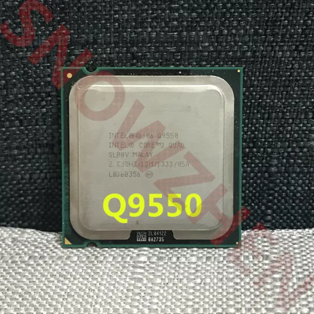 Intel Core 2 Quad Q9550 CPU 4-Core 2.83GHz/12M/1333 SLB8V LGA775 Processor