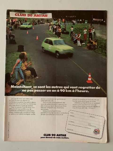 PROSPECTUS PUBLICITAIRE CATALOGUE publicitaire publicité dépliant RENAULT 8 R8 EUR 6,50