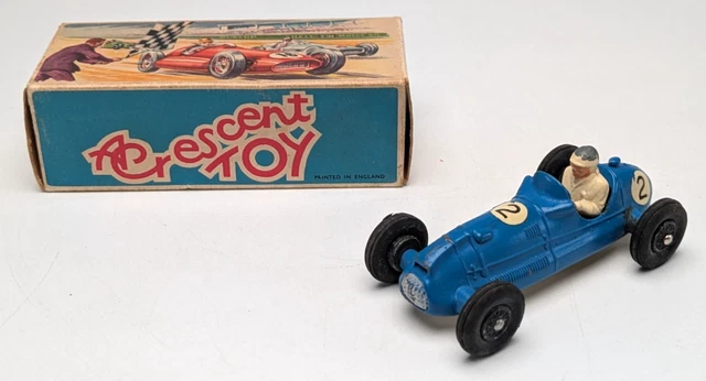 Petits Soldats Crescent Jouet Ancien - Cooper Bristol 2L Par Crescent Toys (Angleterre, 1952), échelle 1:43, En Bon état Modèle Miniature Cooper Bristol
