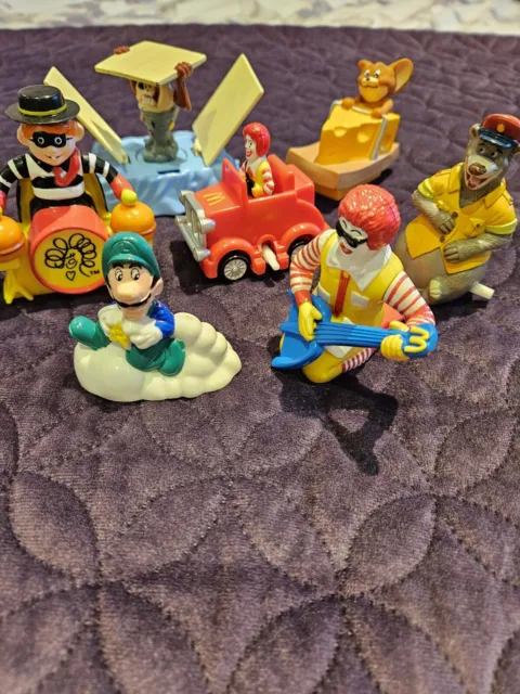 Seven Mcdonalds Happy Meal Toys 90's