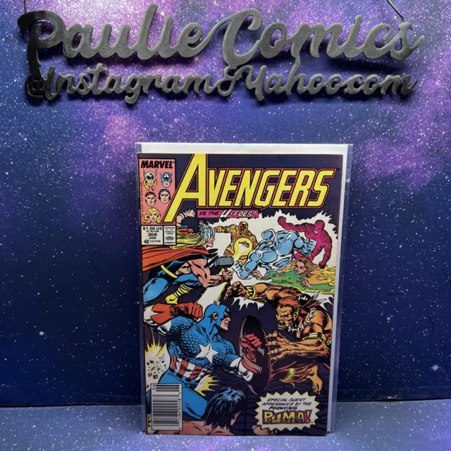 Avengers #304 Newsstand U-Foes Puma Captain America Marvel Comics Thor