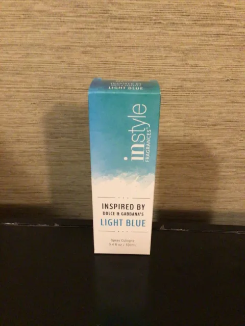 inStyle Fragrances Scent Inspired By Dolce & Gabbana's Light Blue 3.4 Oz New/Box