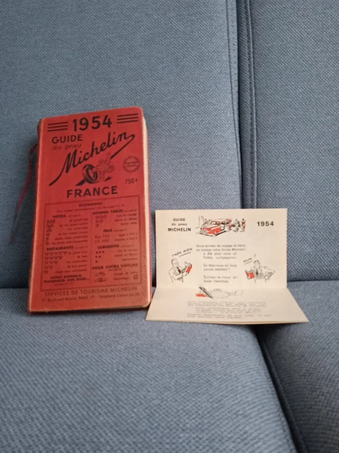 guide michelin 1954 Avec Son Courrier
