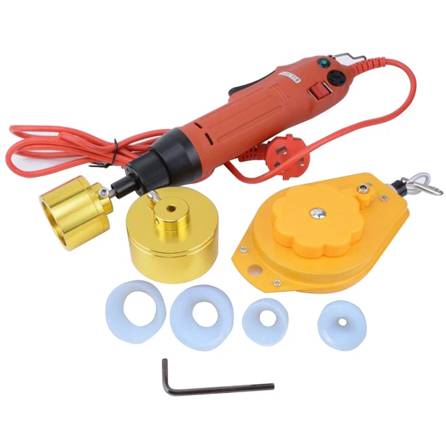 Electric Bottle Capping Machine Handheld 80W 220V Manual Electric Cap Sealer