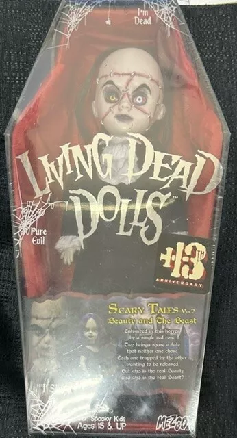 Living Dead Dolls Scary Tales Vol 2 Beauty and the BEAST 2009 MIB Mezco