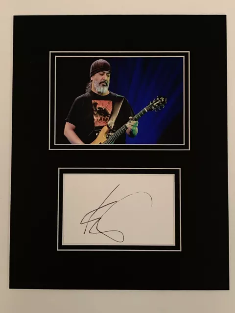 SOUNDGARDEN Guitarist KIM THAYIL Signed Autographed Matted Photo w/cut 11"x14"