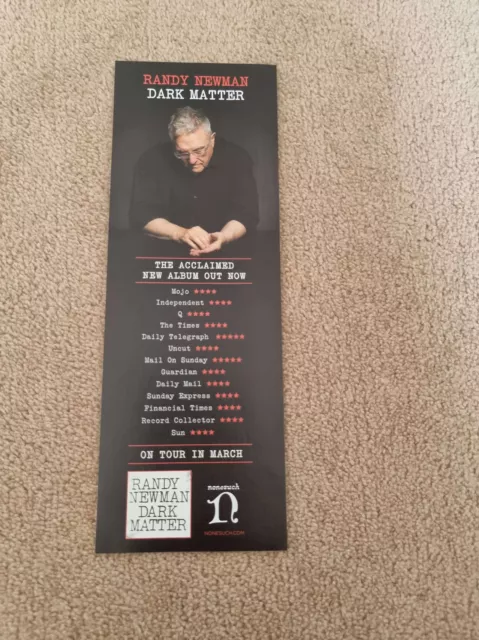 Tnewl38 Advert 11X4 Randy Newman : 'Dark Matter' Album