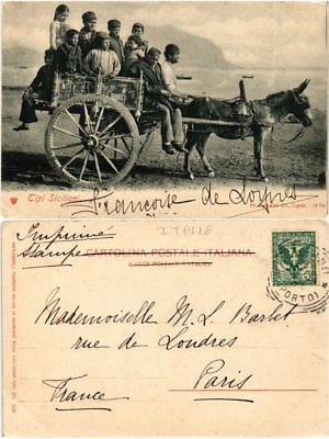 CPA AK Tipi Siciliani-Carretto ITALY 496234 