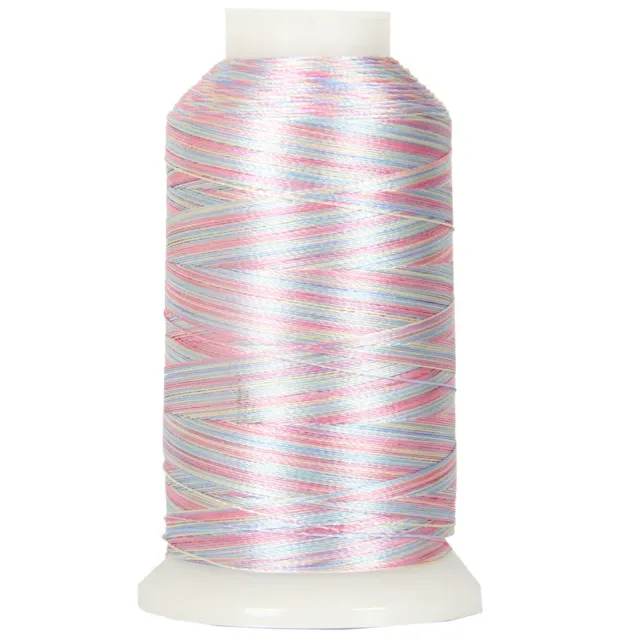 Variegated Polyester Embroidery Thread 1000M Spools 25 Colors 40 Wt - Threadart