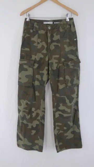 Bershka - Camo Cargo Pants - Slouchy - Size 6 | eBay