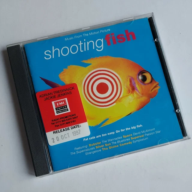 SHOOTING FISH STICKERED PROMO CD !RARE! Soundtrack LP 4.80 PicClick