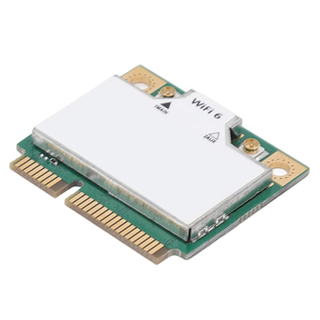 WiFi 6 Wireless Card 802.11ax Half Mini PCI-E WiFi Card Dual Band BT5.1 XAT UK