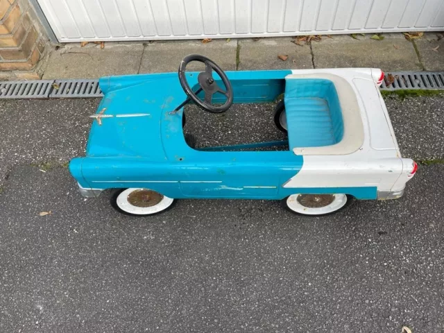 50er Chevrolet Bel Air  1955 USA Pedal Car  Oldtimer Tretauto funktionsfähig