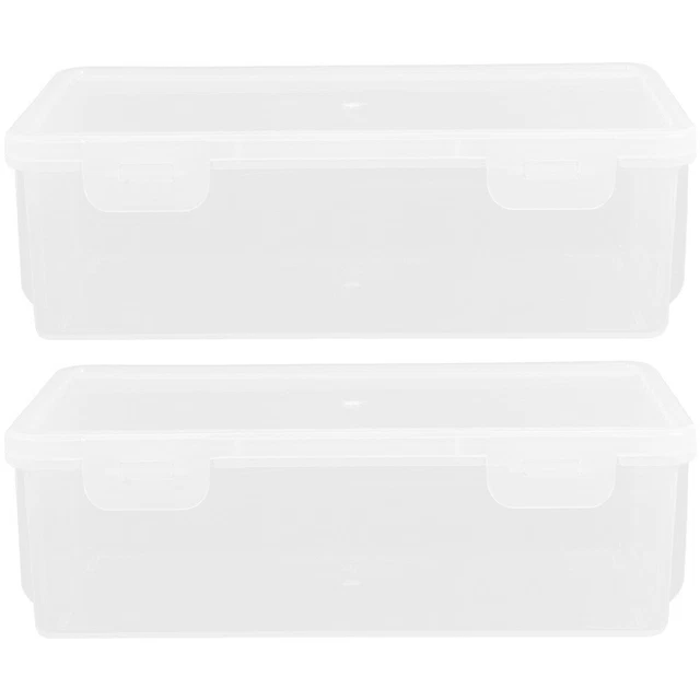 2 piezas caja de tostadas de cocina contenedor de pan transparente caja de condimento organización de almacenamiento