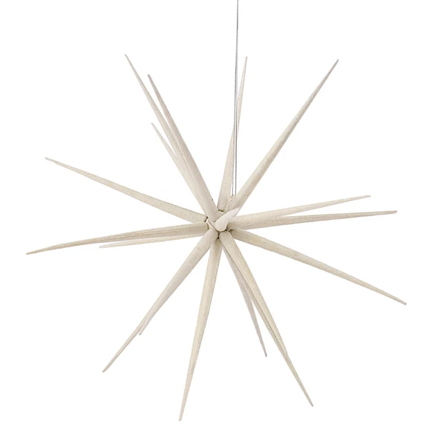 Boltze Decorativa da Appendere a Stella Bianco Vecchio,Decorazione di