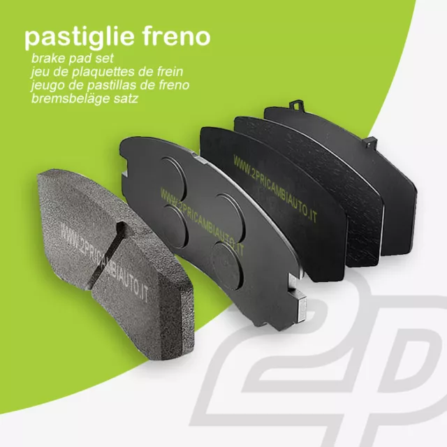 Set Zapatos Tabletas Pastillas Freno Fiat 500 II Ford Ka II