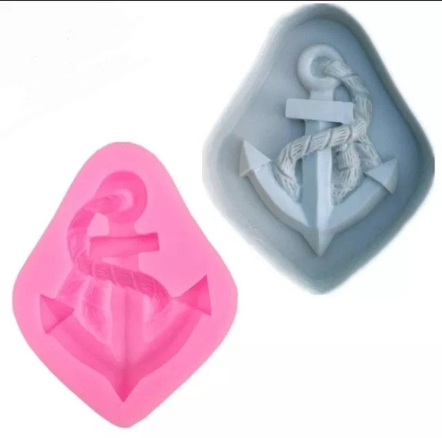 Anchor shape silicone mold to use with resin, chocolate, and much more! Anchor shape silicone mold to use with resin, chocolate, and much more!