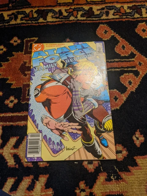 Dc #4   Atari Force April Family Reunion? Old Comic Book Rare Vtg