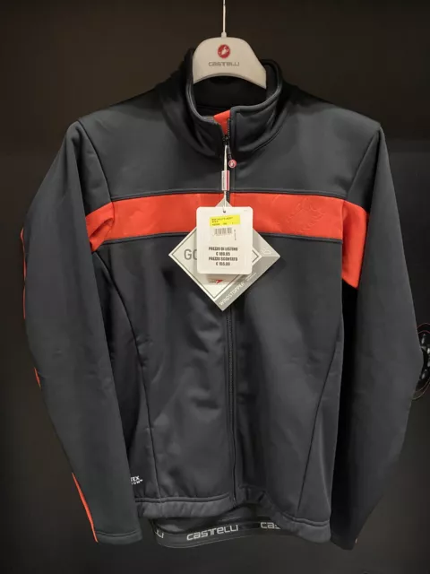 Castelli Mortirolo Vi Jacket Giubbino Ciclismo Uomo Small In Gore Tex