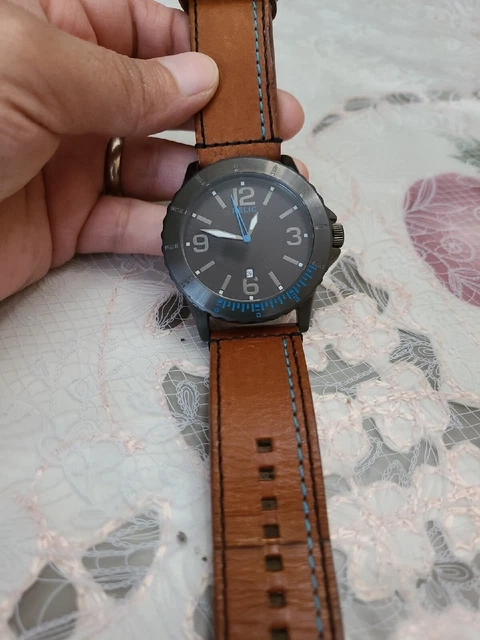 Relic Mens Watch ZR12045 Color Brown