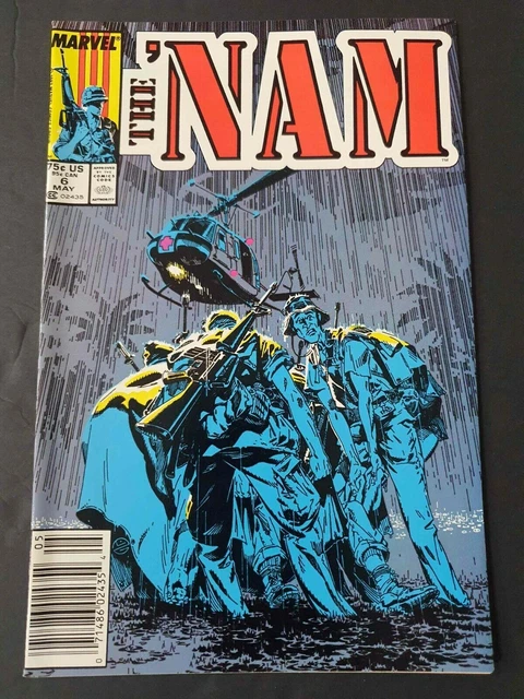 Nam #6  Marvel Comics 1987 Vf Newsstand