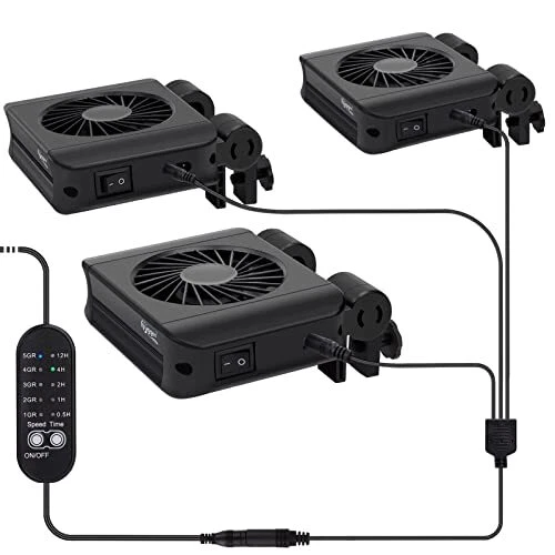 Aquarium Chillers Fan, Fish Tank Cooling Fan,Quiet Aquarium Cooling Fan