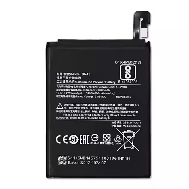 Replacement Battery For Xiaomi Redmi Note 5/Note 5 Pro BN45- 4000MAH