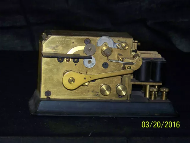 Antique Foote Pierson Telegraph Register/Key