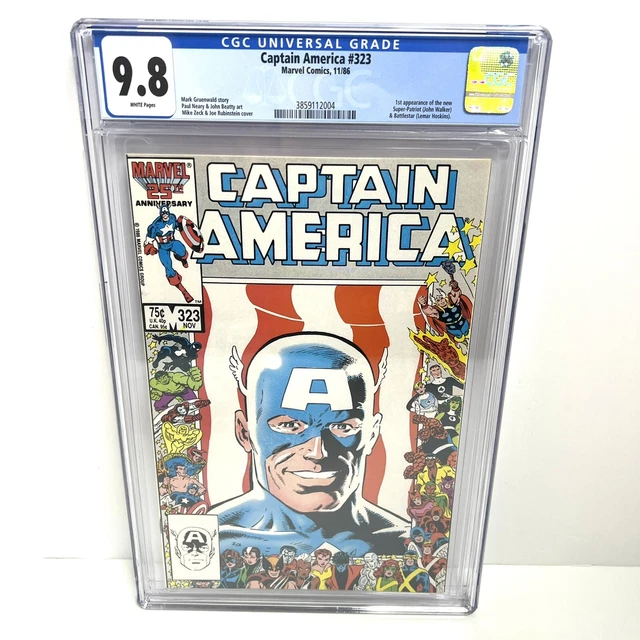 Captain America #323 CGC 9.8 1986 1st app. Super Patriot Marvel