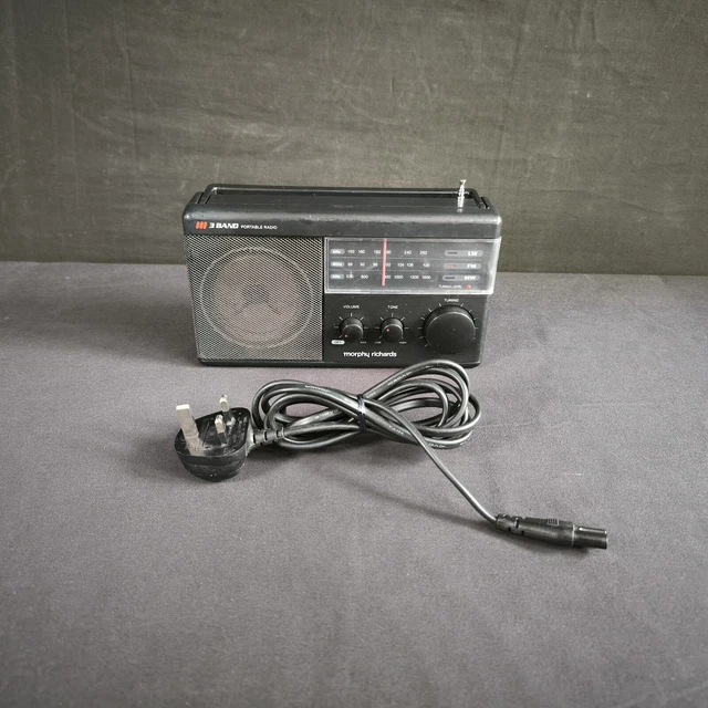MORPHY RICHARDS R130 Portable Radio 3 Band LW MW FM Built In Speaker
