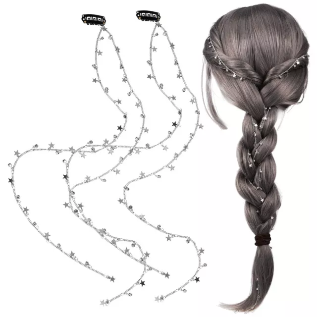 2 piezas de collares de aleación señorita con borlas