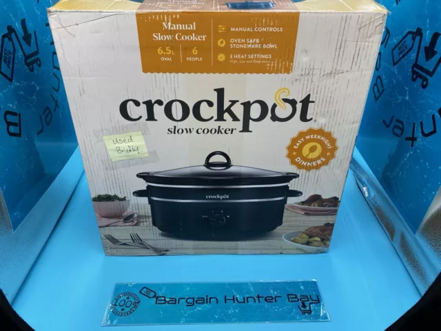Crock-Pot 6.5L Slow Cooker SCV655B-IUK Black