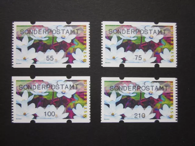 Österreich Automatenmarken MiNr. 6 "Sonderpostamt" 55/75/100/210C. postfrisch