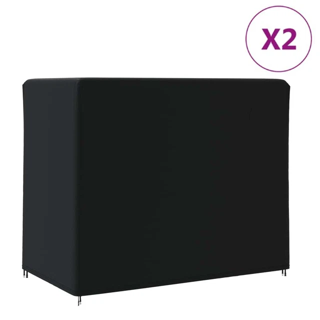 Housses de balançoire de jardin 2 pcs 220x125x170 cm vidaXL