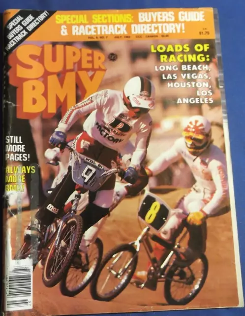 Super Bmx Magazine-July 1982-Mongoose Superbowl-Longbeach-Buyer's Guide-Vintage