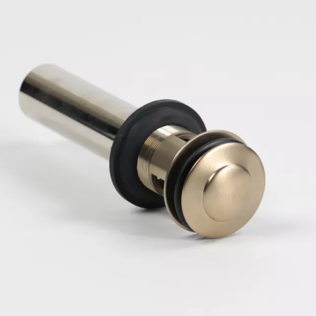 Kohler Clicker Drain With Overflow in Brushed Bronze